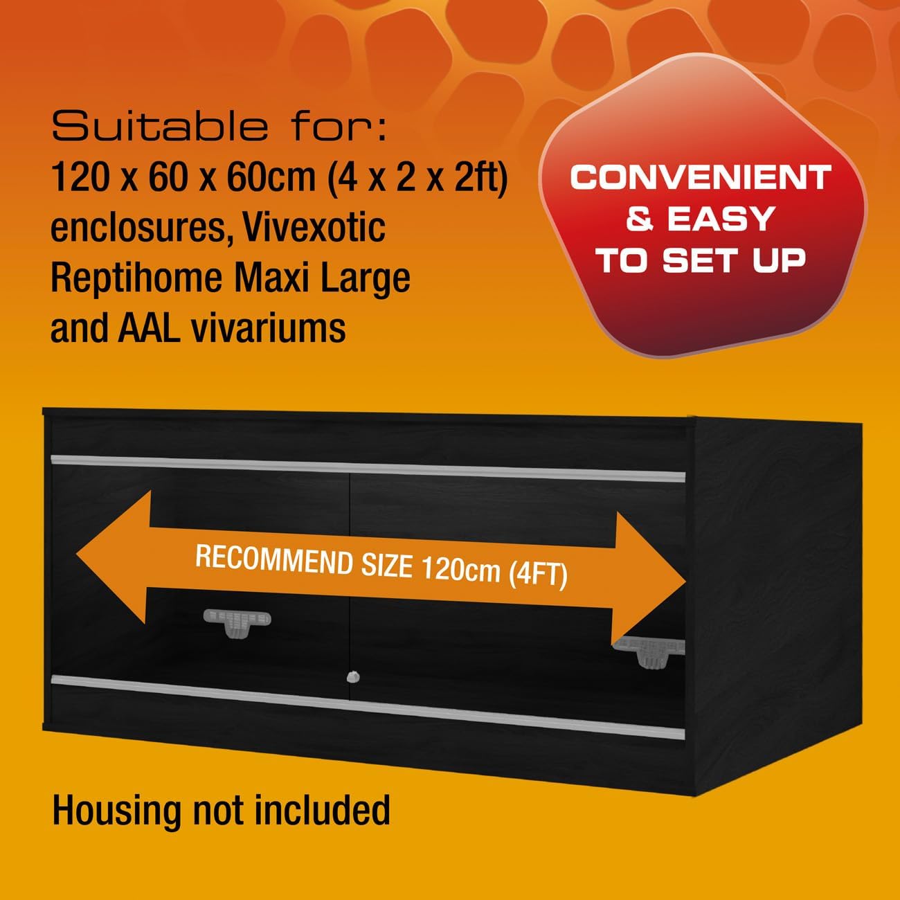 Exo Terra Bearded Dragon Vivarium Accessory Kit with Heating, UVB & Substrate