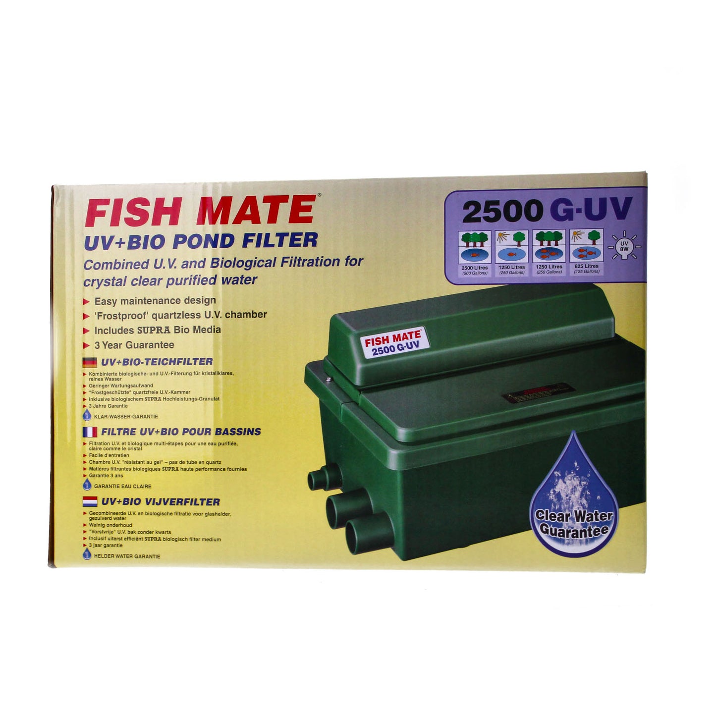 Fish Mate Gravity UV Pond Filter 2500 - 226