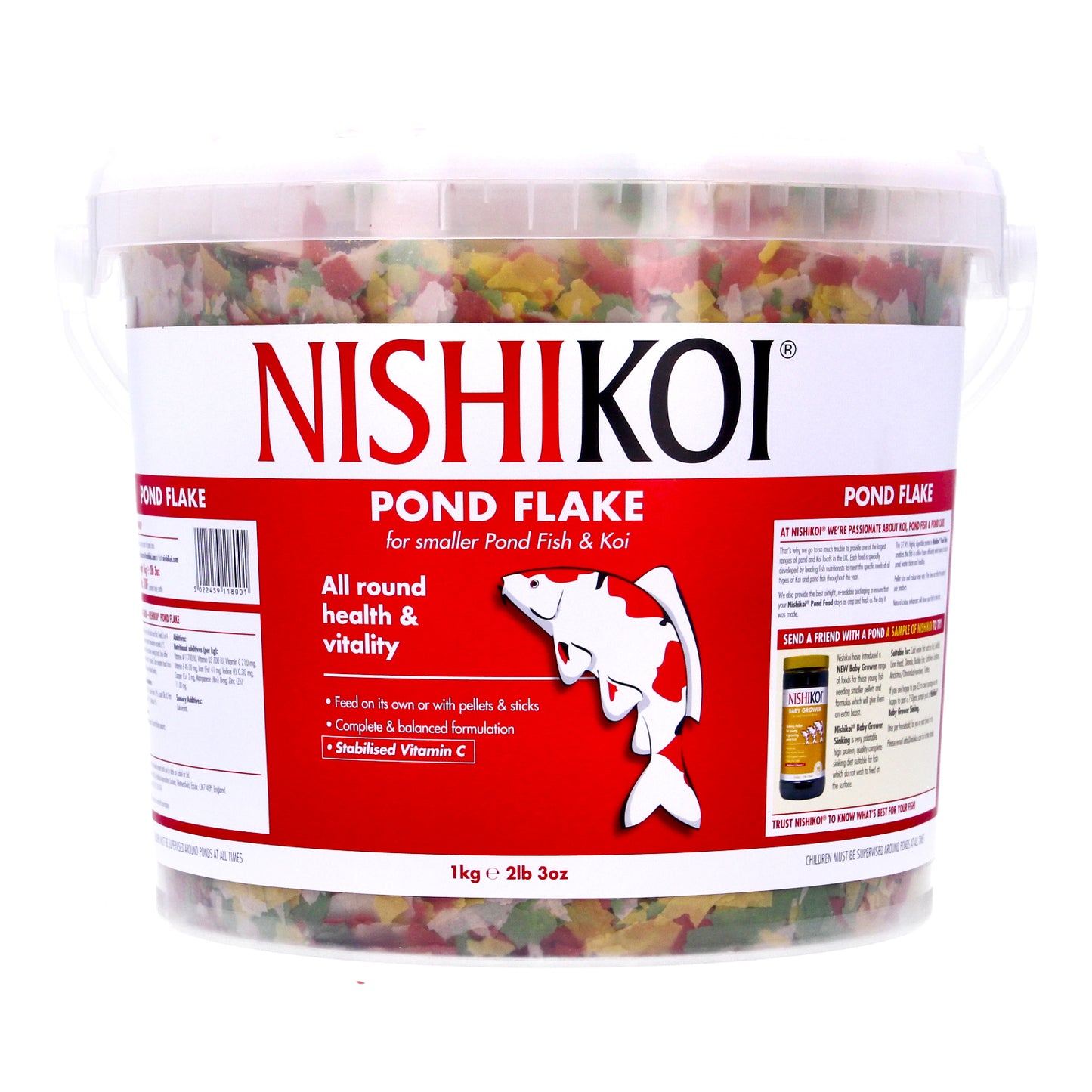 Nishikoi Floating Pond Flakes - all sizes