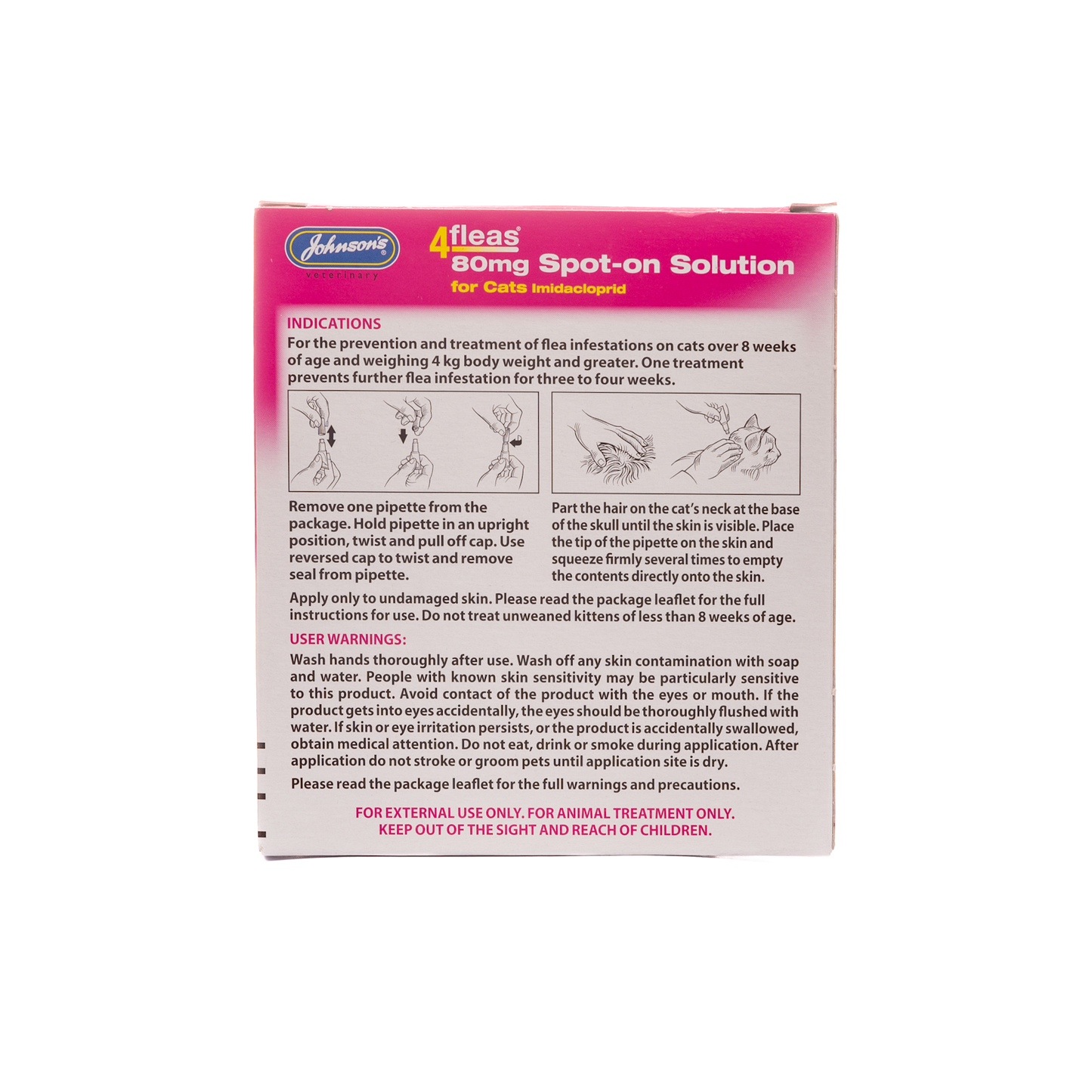Johnsons 4fleas Spot-On Dual Action Flea Treatment for Cats