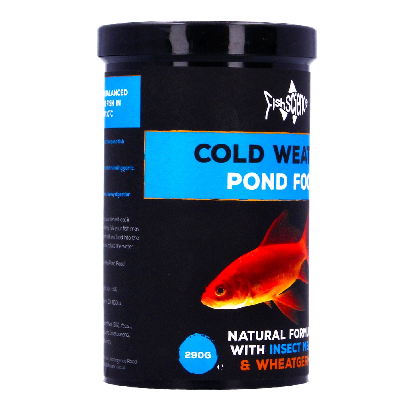 Fish Science Cold weather Pond Food Natural Formula Wheatgerm Insect 290g 1050g