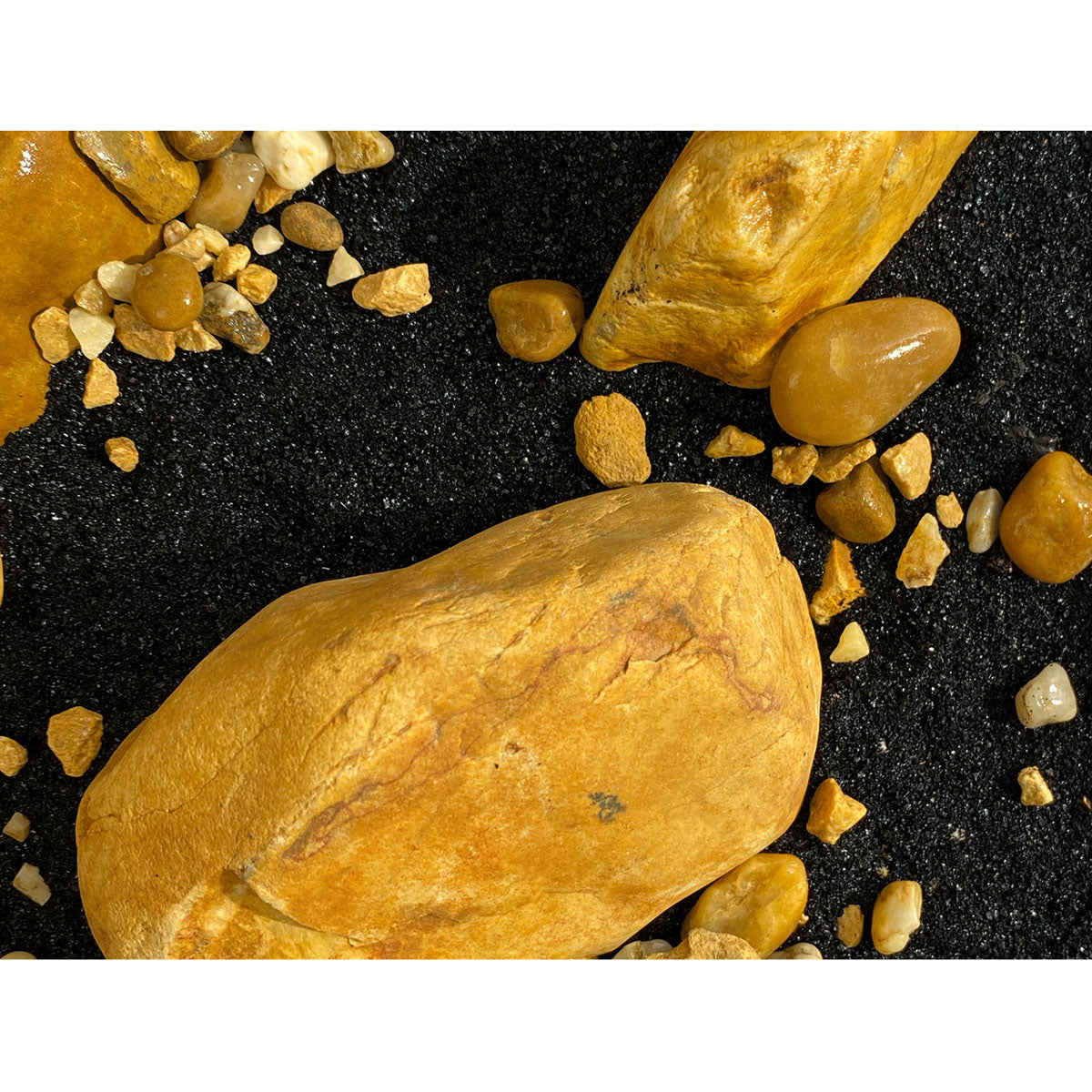 Fluval Yellow Stone Rock Aquarium Decoration