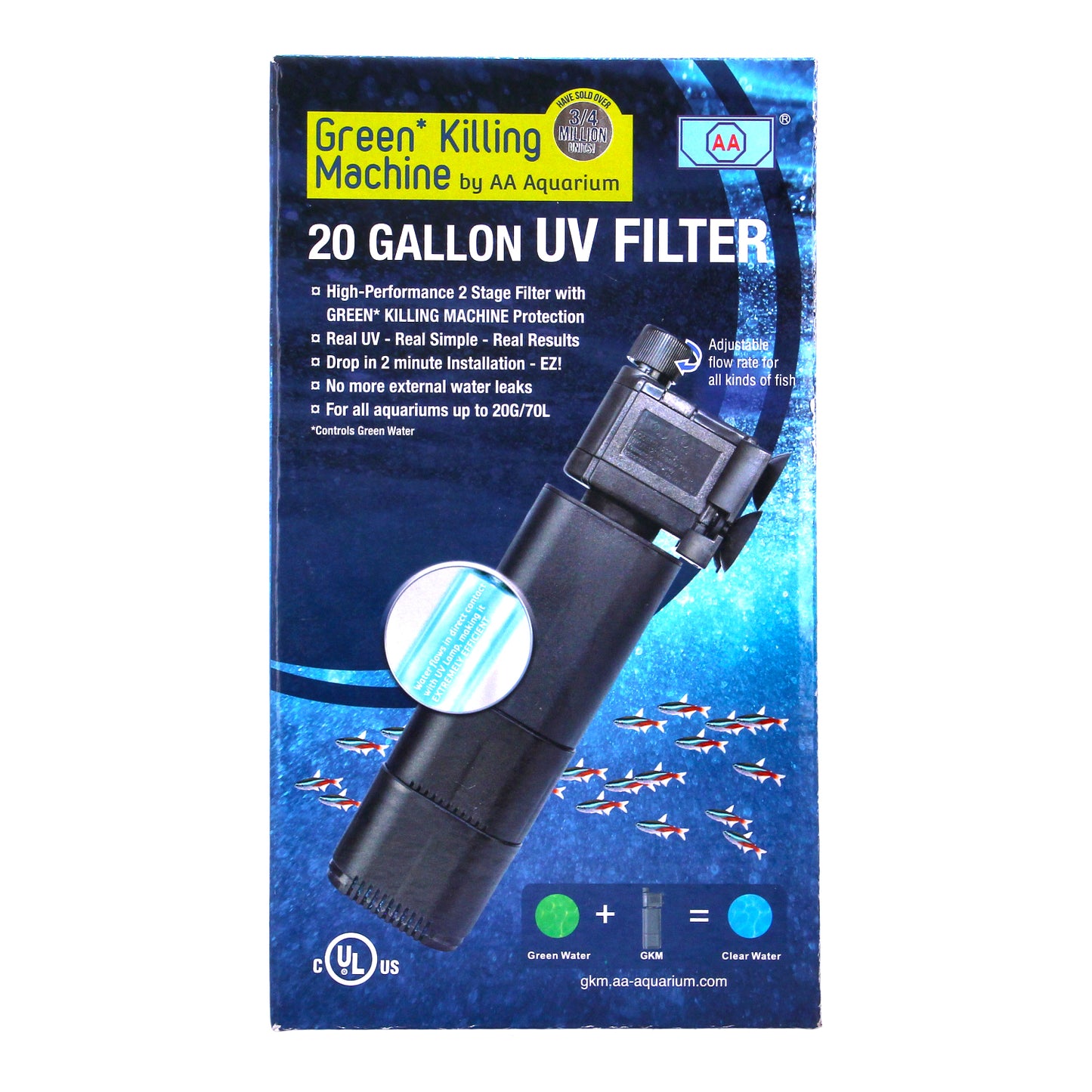 AA AAUV 3W Green Killing Machine Replacement Filter