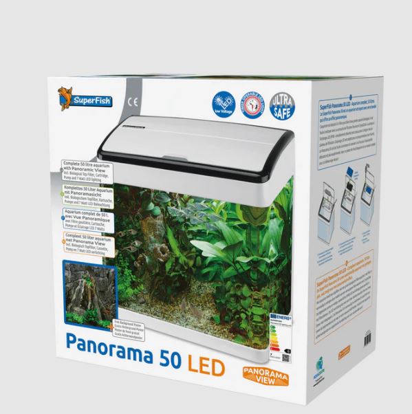 Superfish Panorama 50 White LED Aquarium