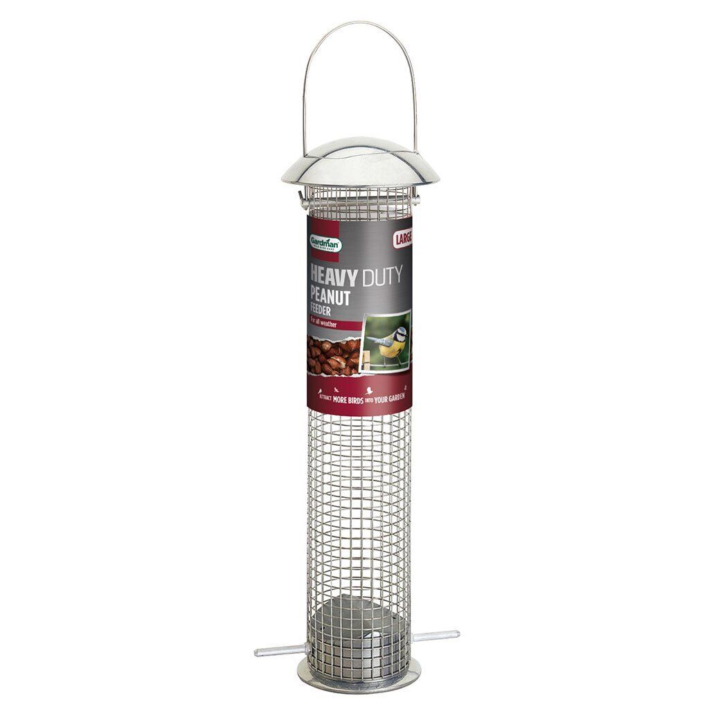 Gardman Garden Heavy Duty Aluminium Wild Bird Peanut Feeder