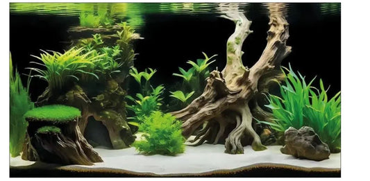 Superfish Decorative Poster Aquarium Fish Tank Background