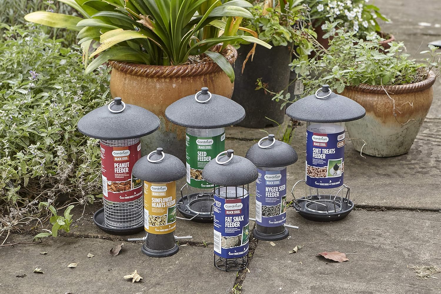 Gardman Black Steel Seed Feeder