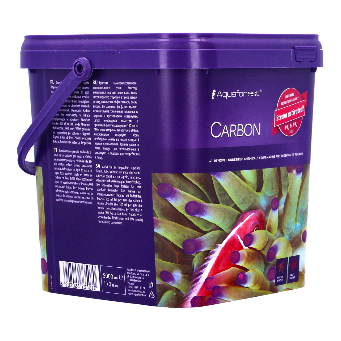 Aquaforest Carbon 5000ml Aquarium Fish Tank Water Treatment