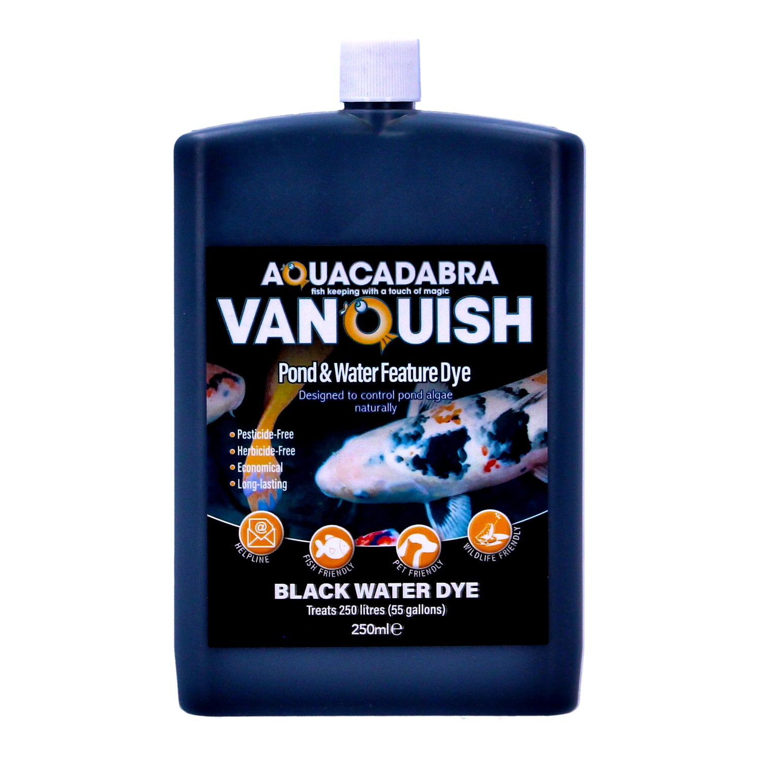 Aquacadabra Vanquish Pond Water Feature Dye Black