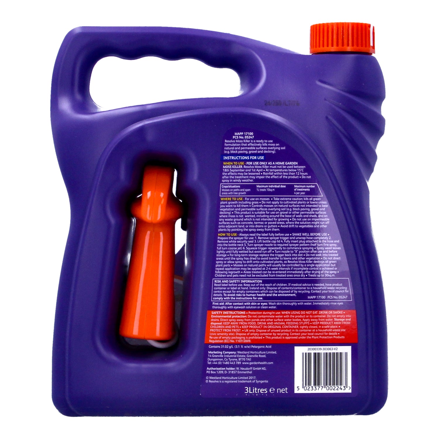 Resolva Moss Killer 3L
