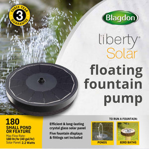 Blagdon Liberty Solar Floating Fountain