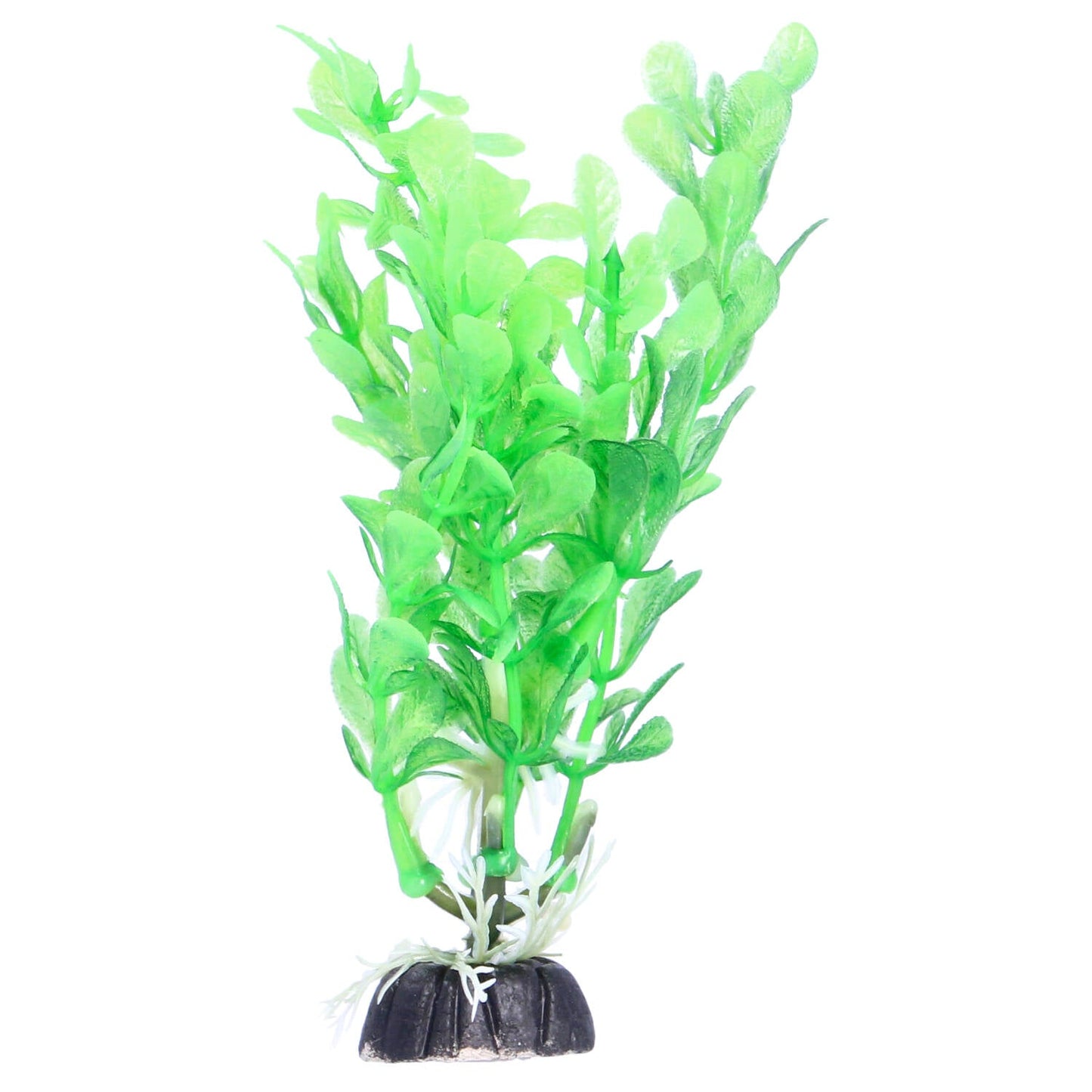 Green Plastic Aquarium Decoration Plants 10cm (Pack of 6) (Reward)