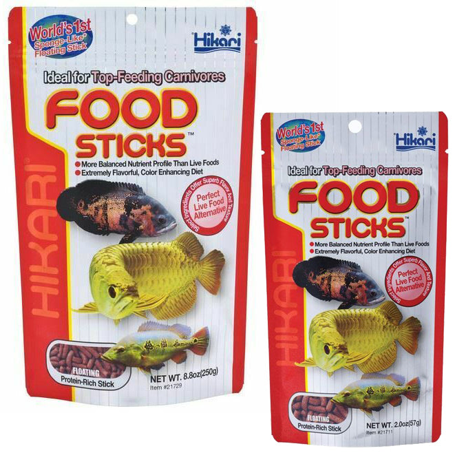 Hikari Food Sticks SNG 57g x2 114g Floating Arowana Cichlid Fish Food