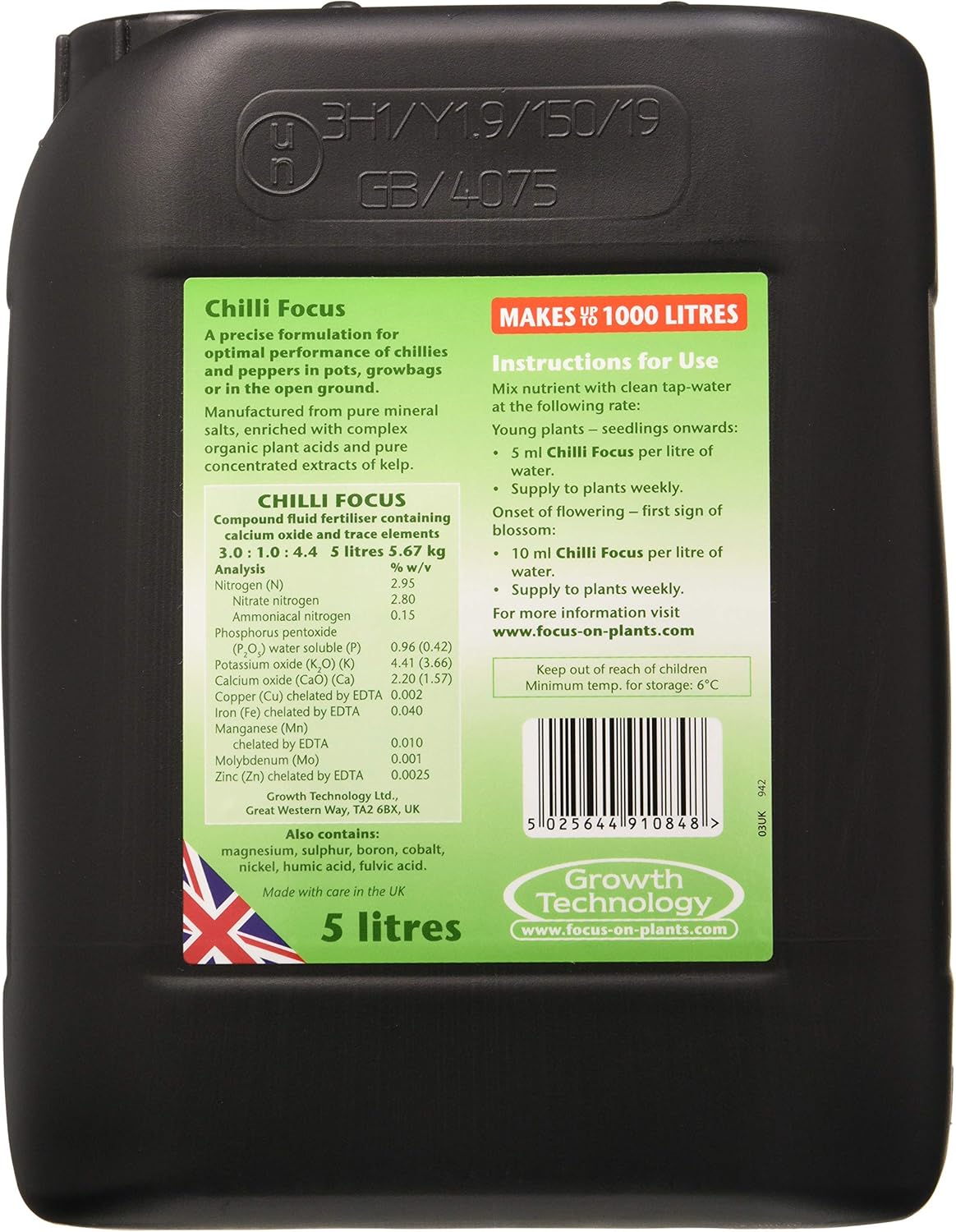 Growth Technology Chilli & Pepper Focus