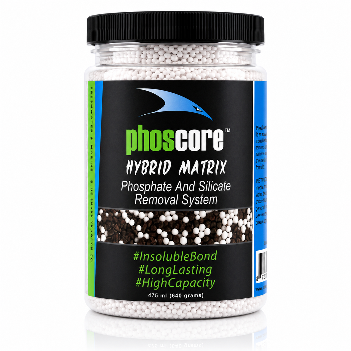 BlueShark PhosCore 640g Phosphate Silicate Remover Aquarium