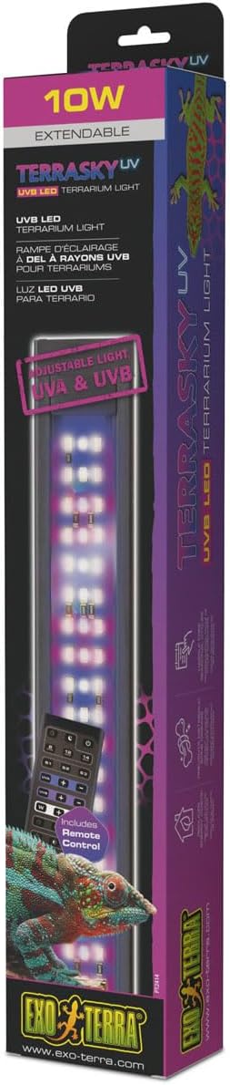 exo terra terrasky planted terrarium light Exo Terra TerraSky UVB LED Terrarium Light 10W