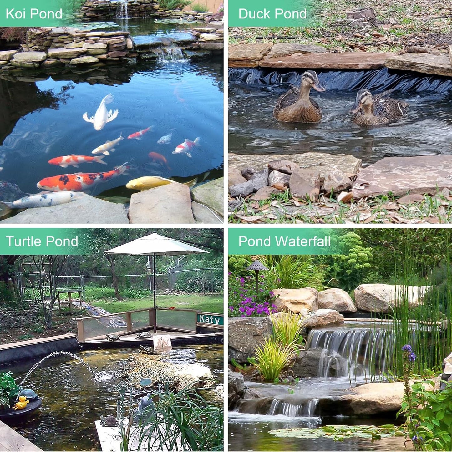Bermuda Water Courses PVC Pond Liners
