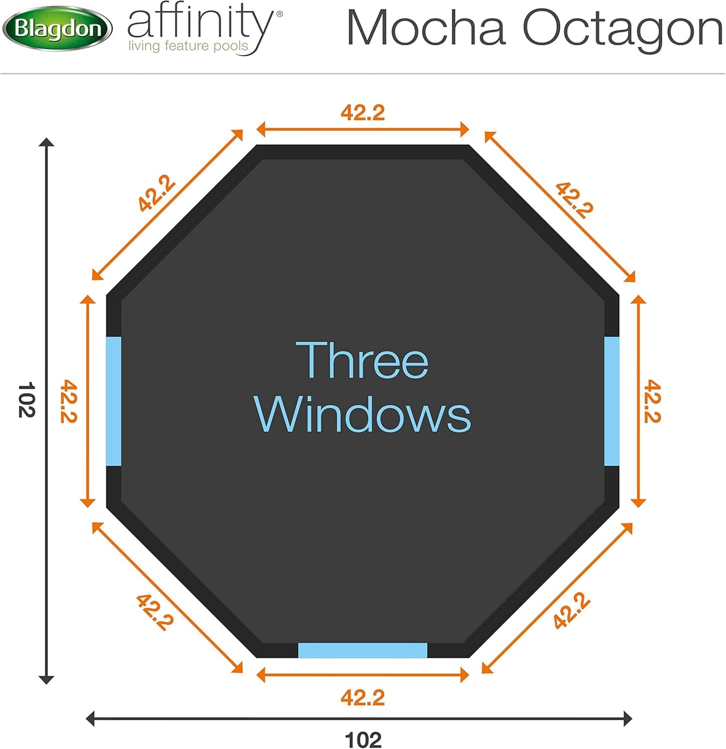 Blagdon Affinity Mocha Octagon Pond