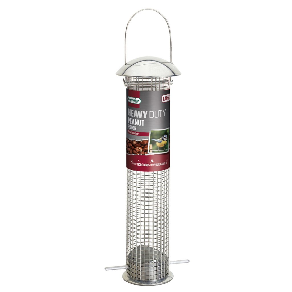 Gardman Garden Heavy Duty Aluminium Wild Bird Peanut Feeder