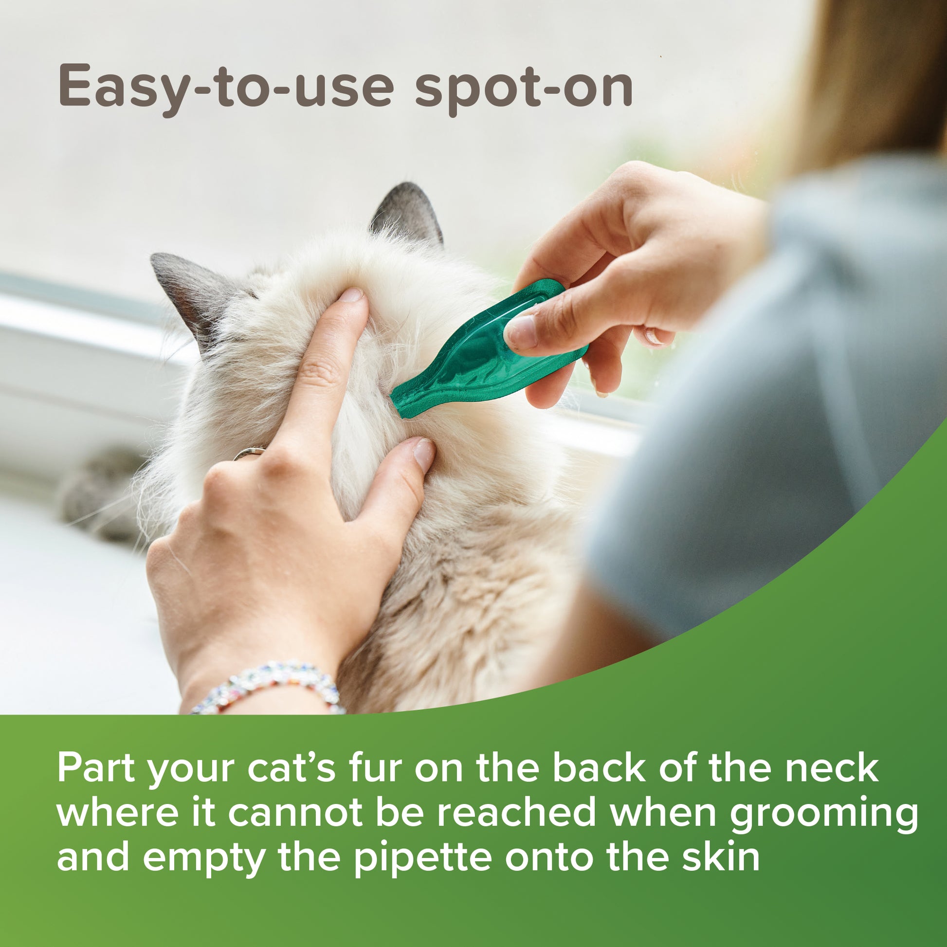 Beaphar VETOpure Flea Spot On for Cats 12 Weeks, 3 Pipettes