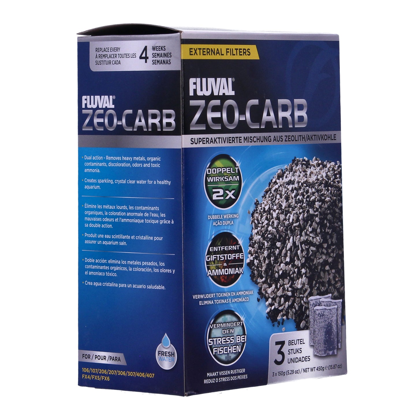 Fluval Zeo-Carb Media 450g