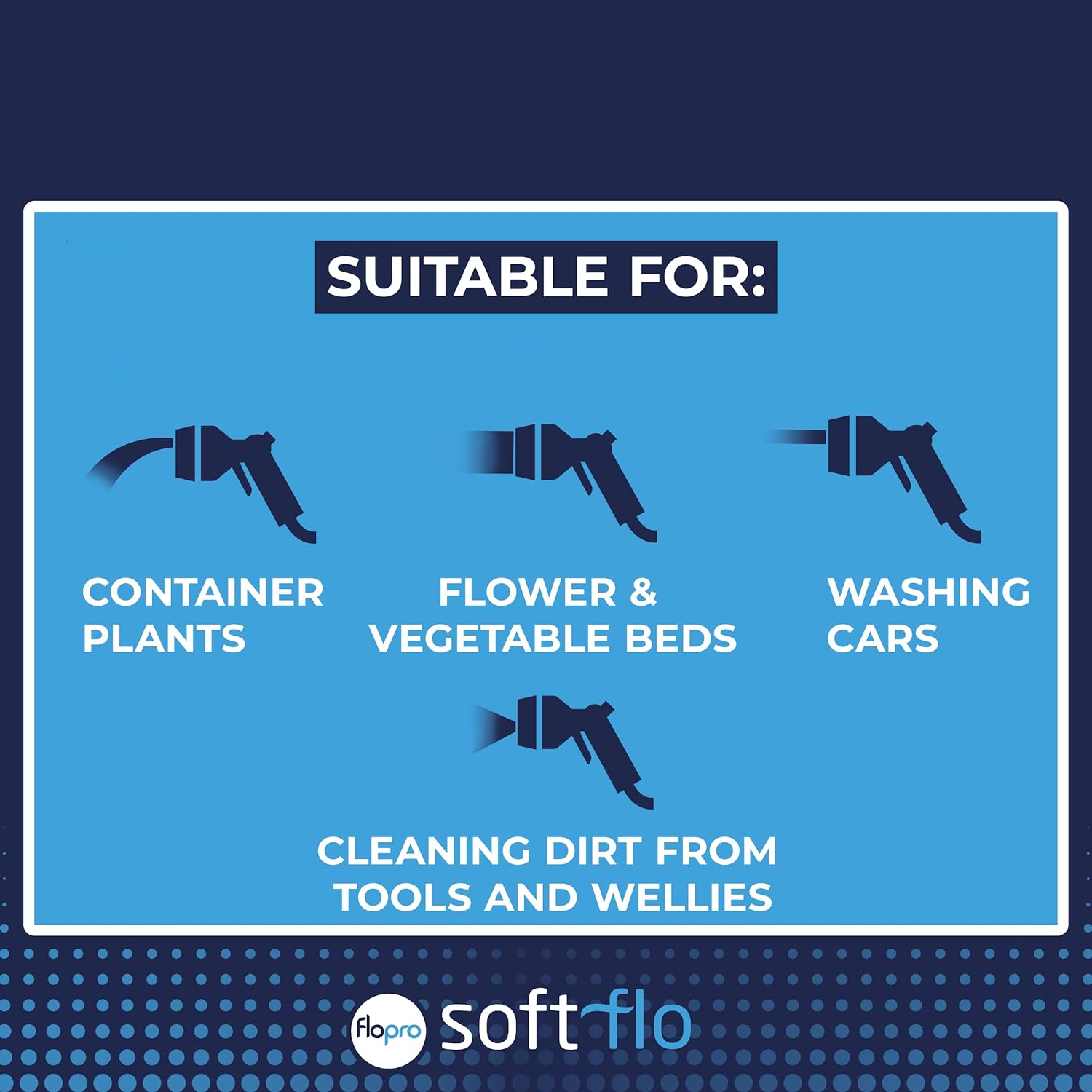 Flopro SoftFlo Advanced Garden Hose Spray Gun