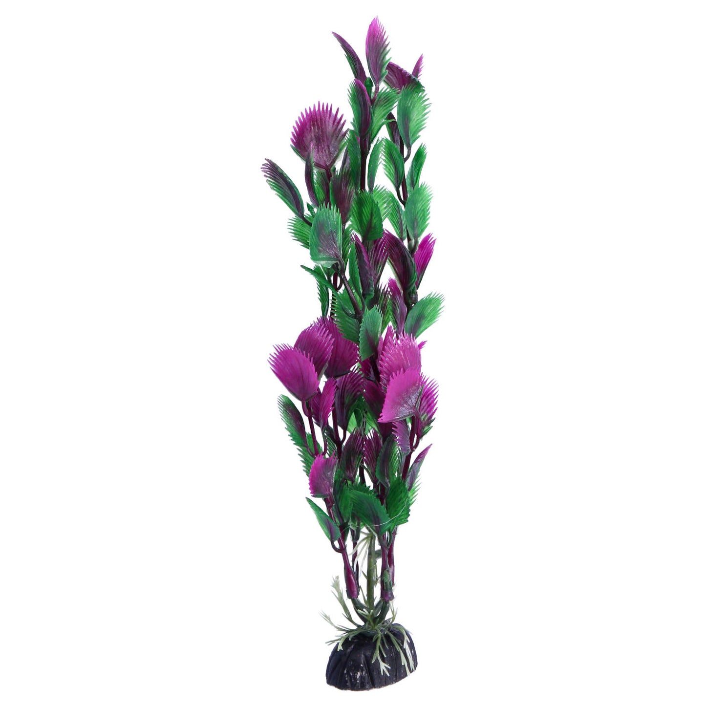 Multicoloured Plastic Aquarium Decoration Plants 10cm (Pack of 6)