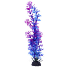 Multicoloured Plastic Aquarium Decoration Plants 10cm (Pack of 6)