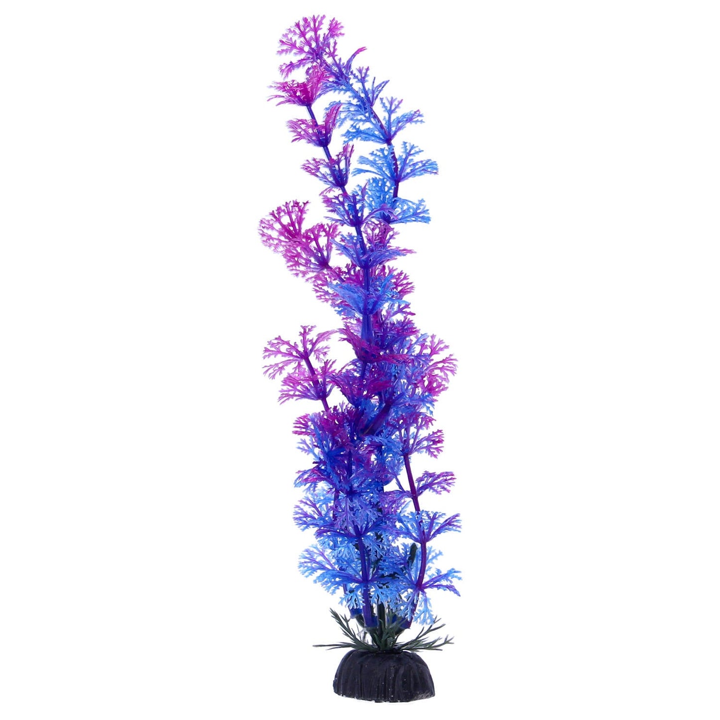 Multicoloured Plastic Aquarium Decoration Plants 10cm (Pack of 6) (Reward)