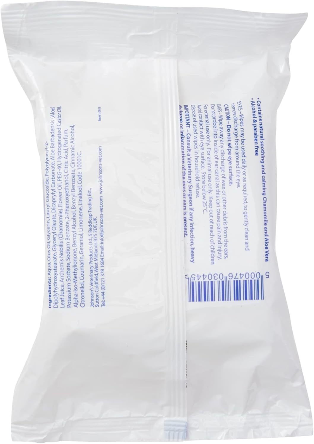 Johnsons Clean & Safe Eye & Ear Wipes