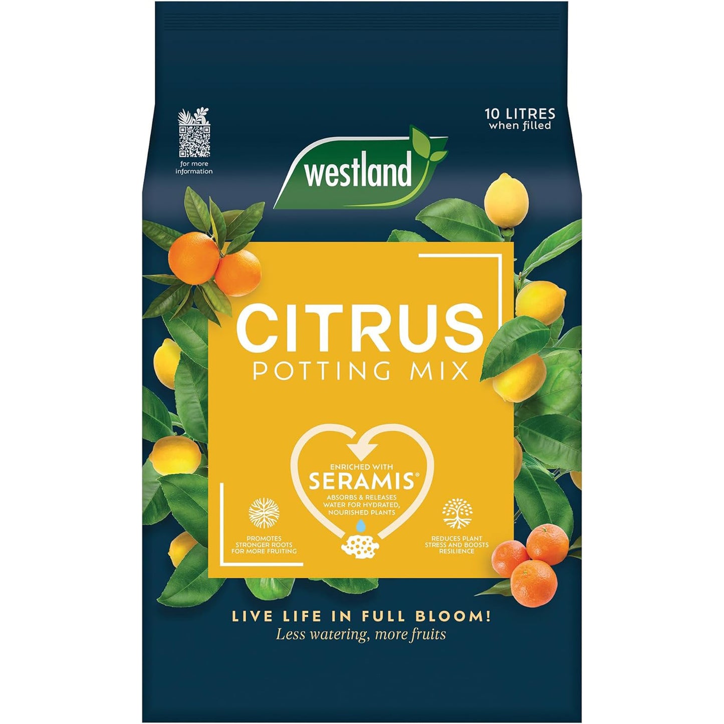 Westland Citrus Potting Mix Peat Free 10L pack of 3