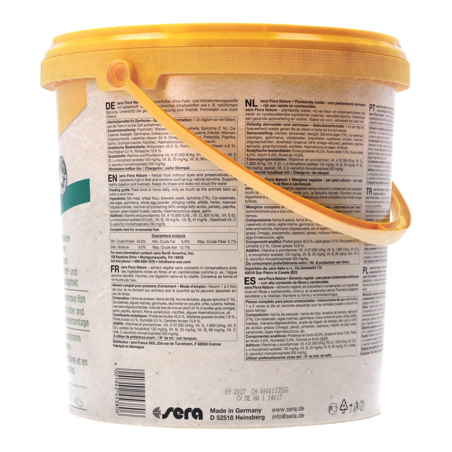 Sera Flora 2kg Herbal Flakes