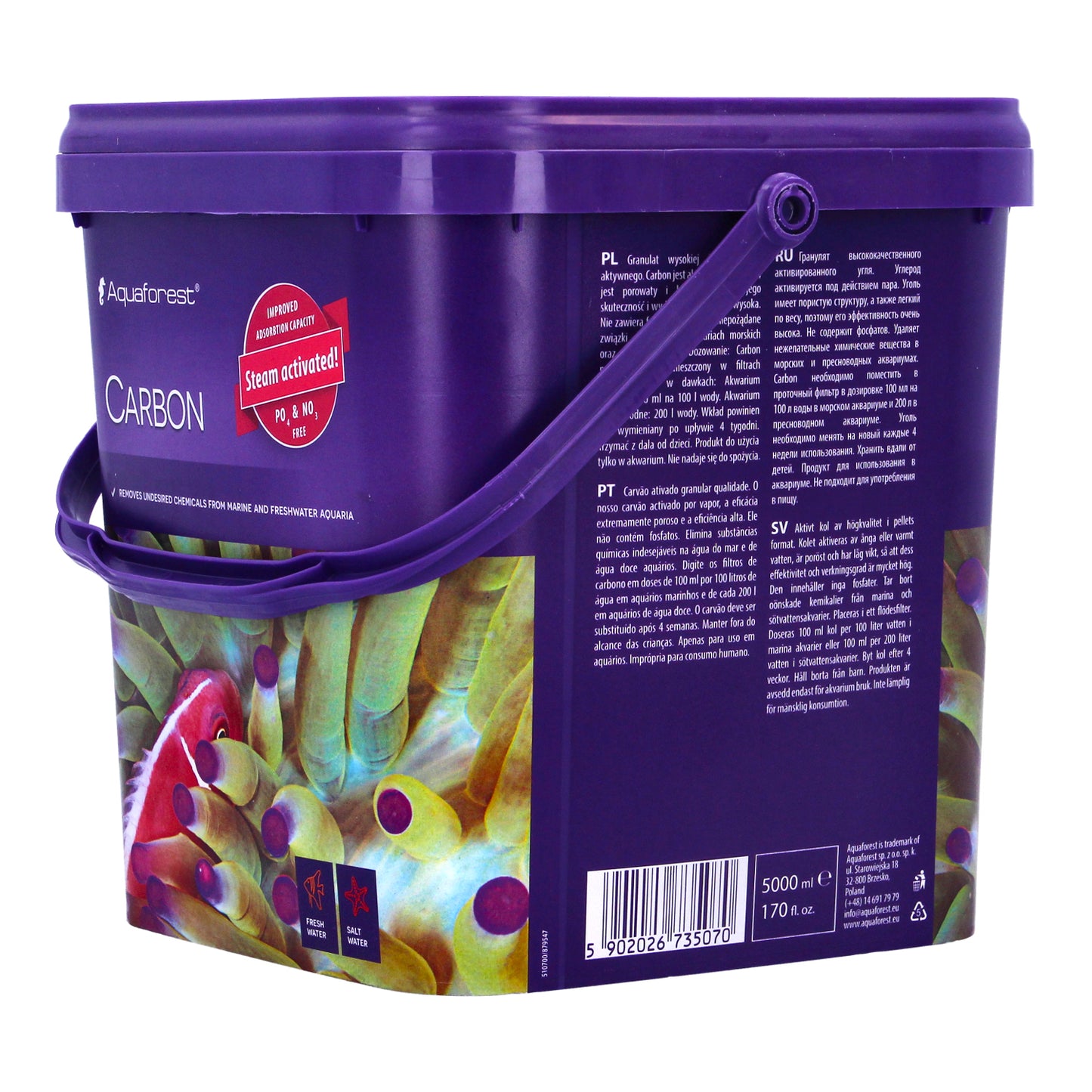 Aquaforest Carbon 5000ml Aquarium Fish Tank Water Treatment