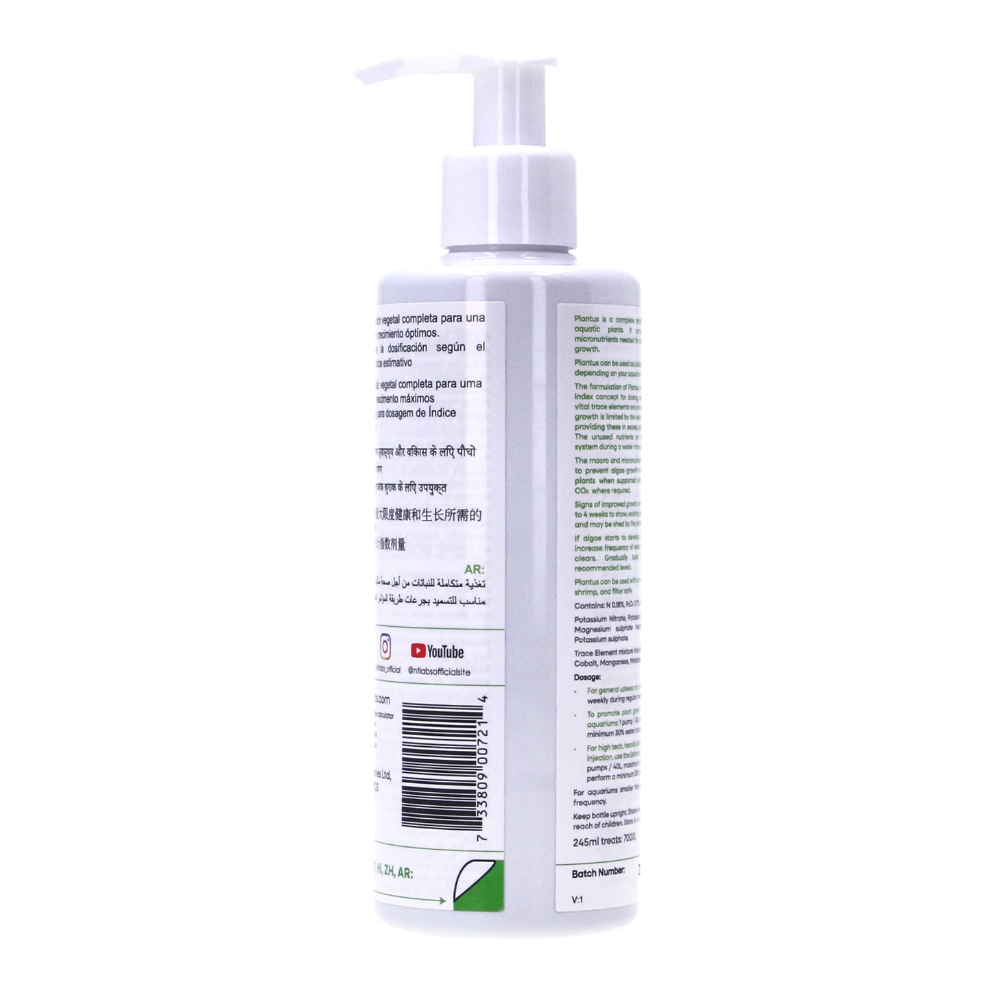 NT Labs Plantus Aquarium Plant Liquid Food Fertiliser