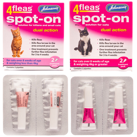 Johnsons 4fleas Spot-On Dual Action Flea Treatment for Cats