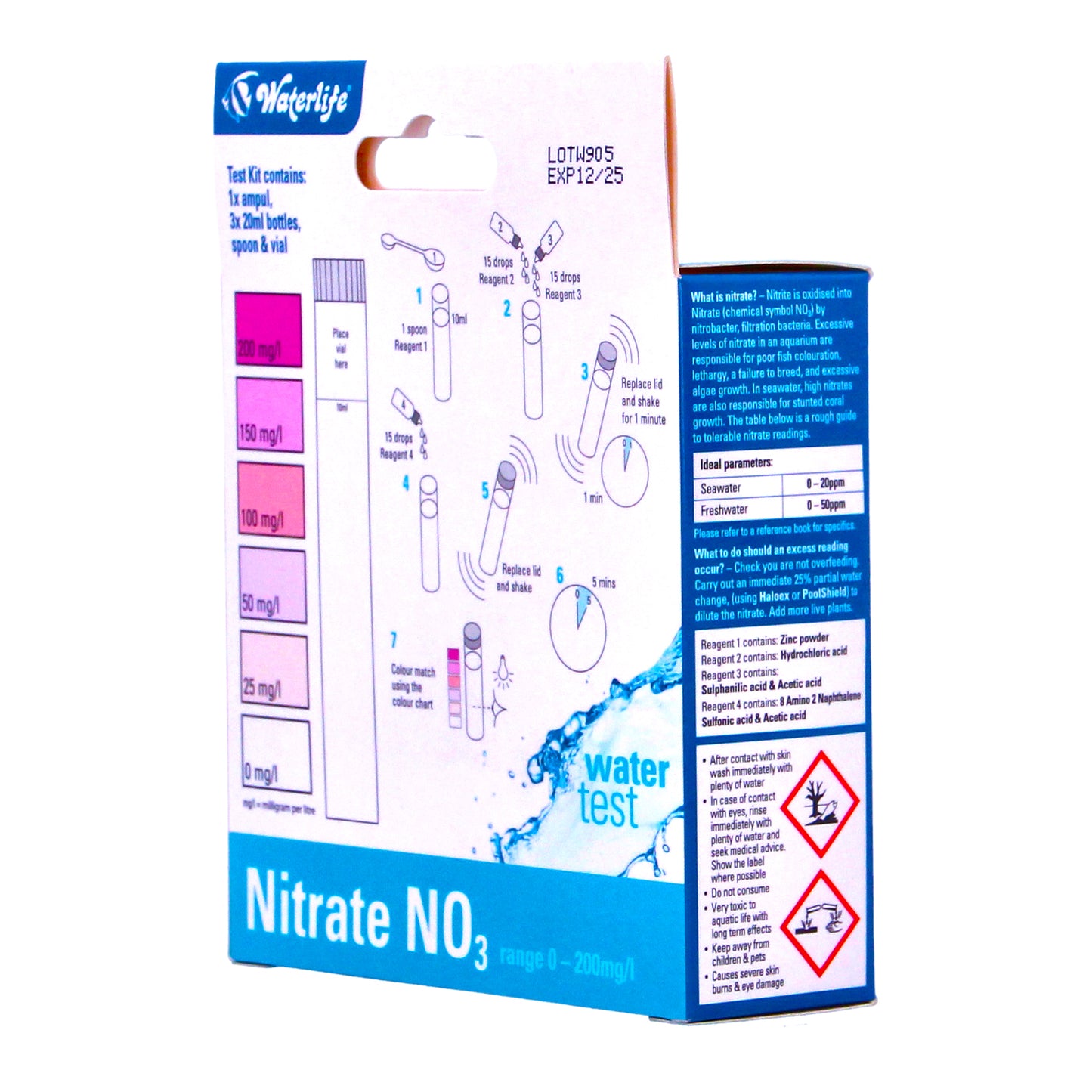 Waterlife Nitrate Water Test NO3