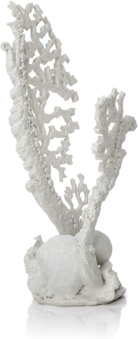 biOrb Fan Coral Ornament White Medium