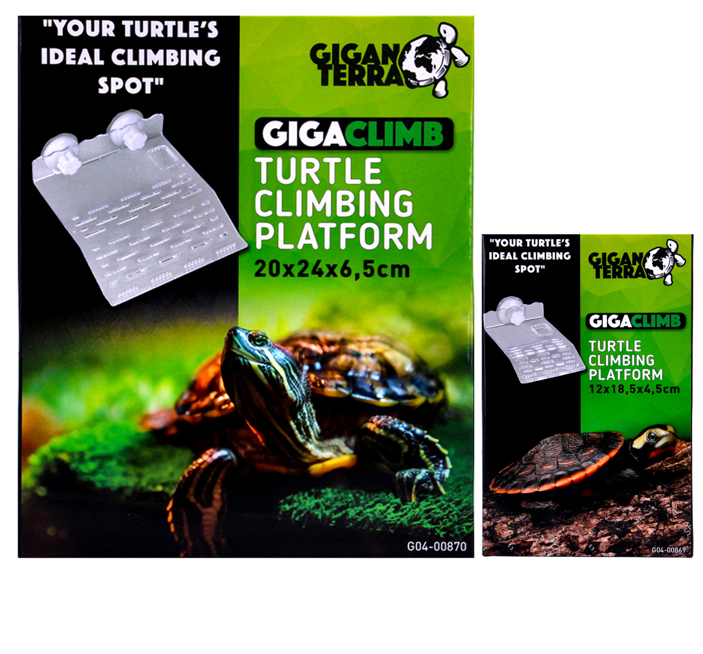 GigaClimb Reptile Hanging Acrylic Turtle Climb Platform