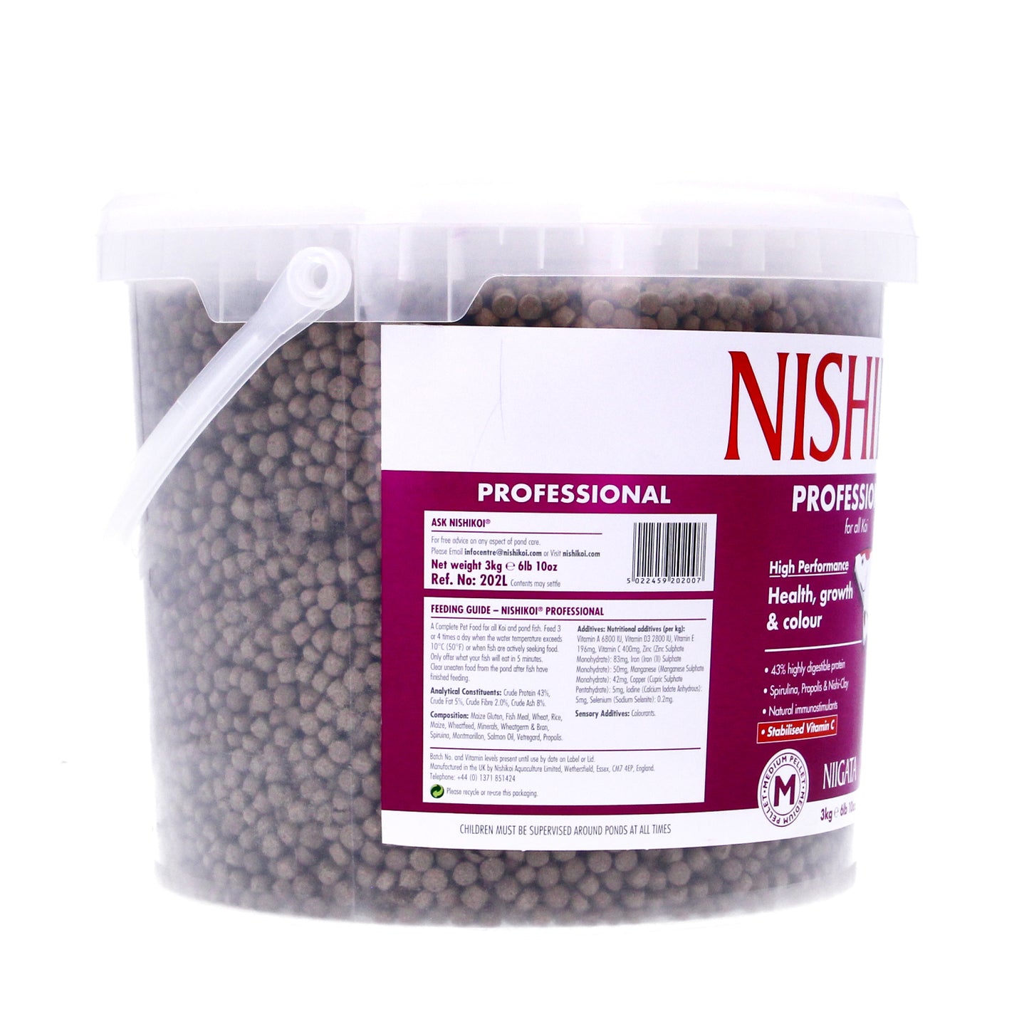 Nishikoi Niigata Medium Pellet 3Kg