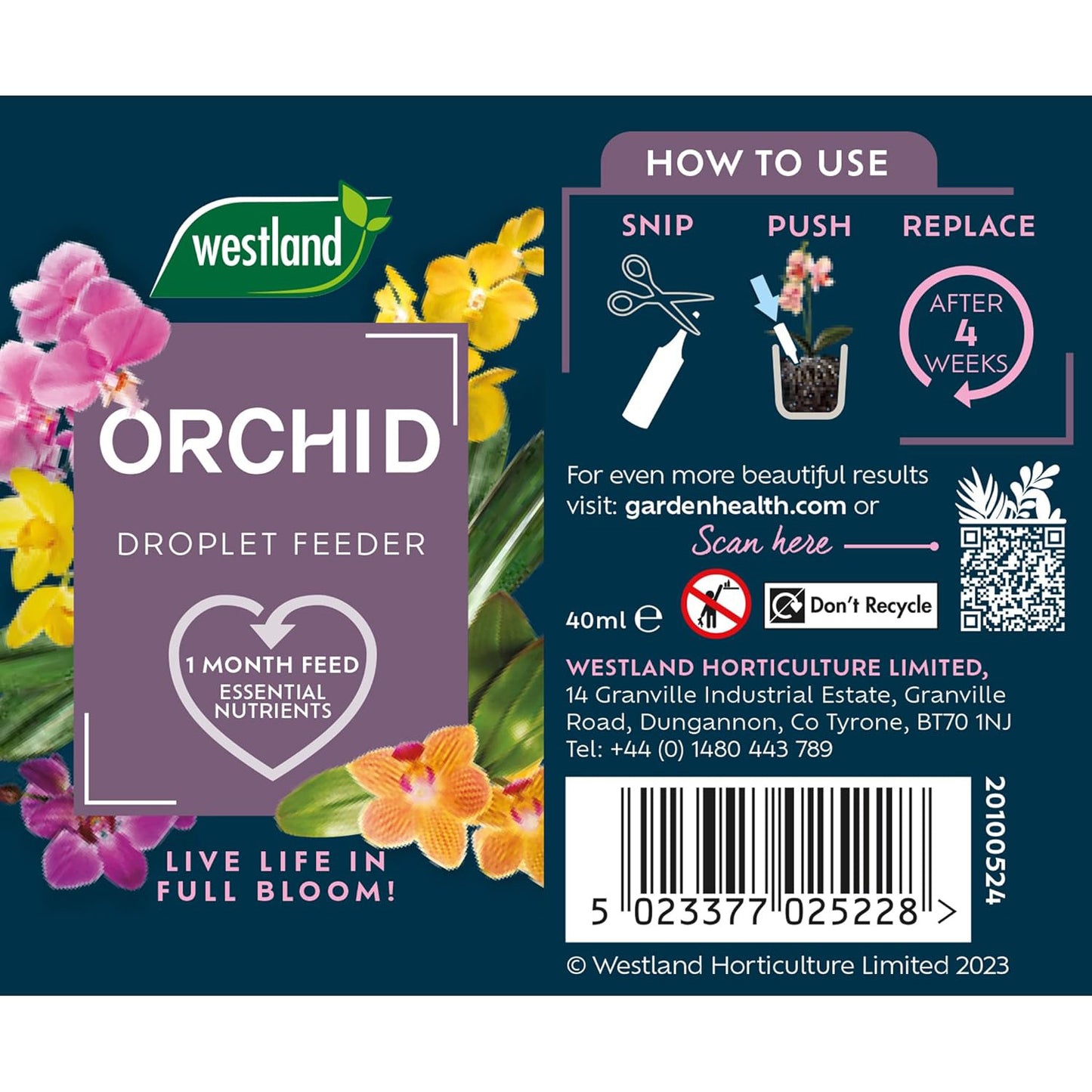 Westland Orchid Droplet Feeder 40ml