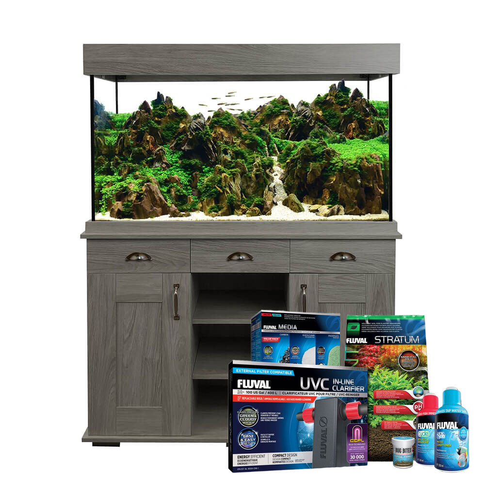 Fluval Shaker 345L Aquarium & Cabinet Plus Bundle