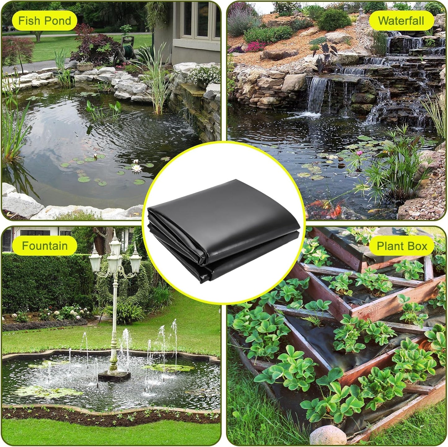 Bermuda Garden Outdoor PVC Pond Liners
