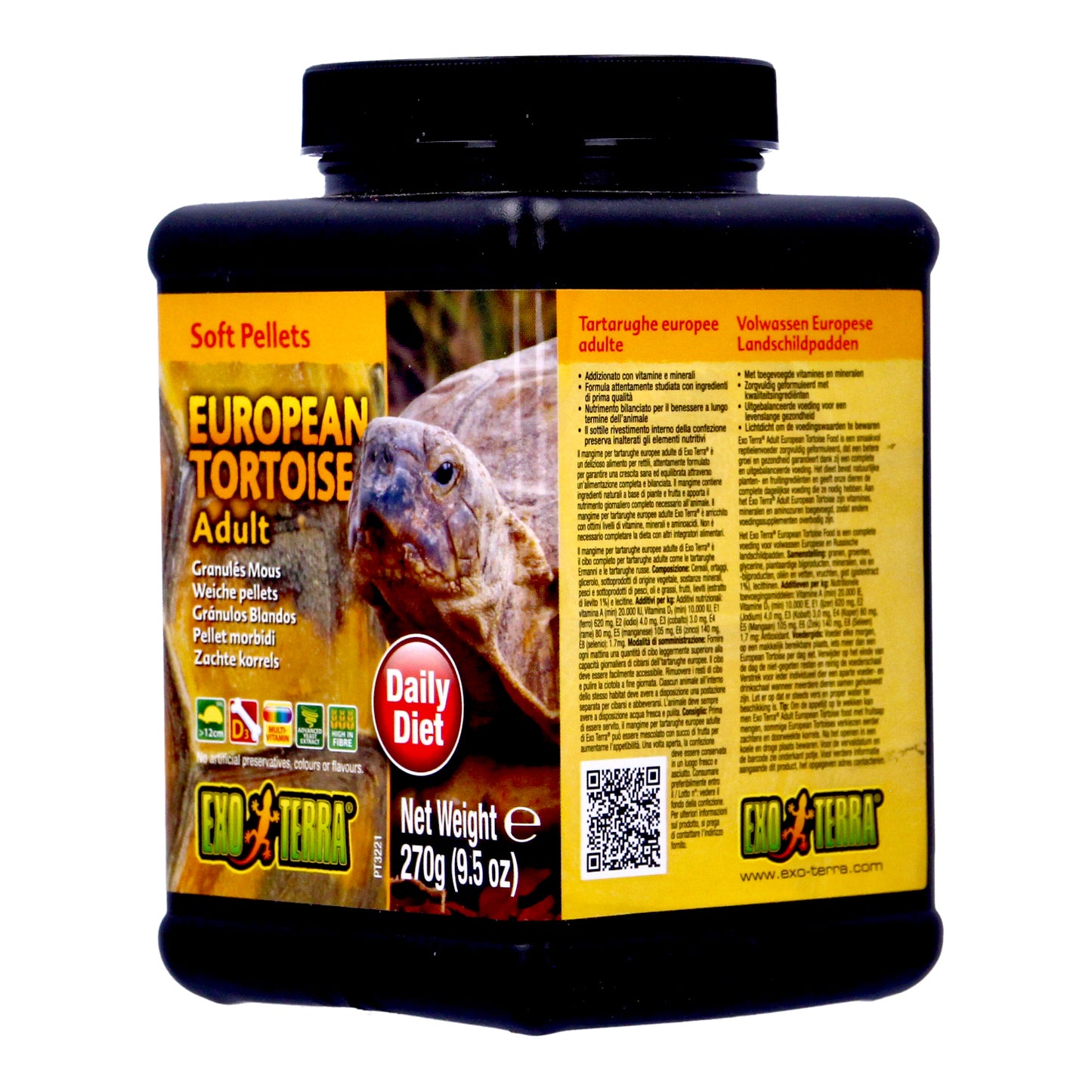 Exo Terra Adult European Tortoise Food 270g