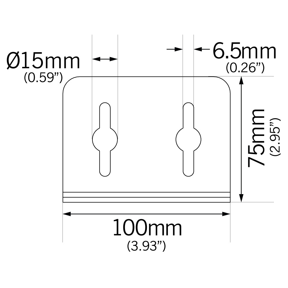 Evolution Aqua Tempest 3mm Pond Mounting Brackets Replacement Parts x 2