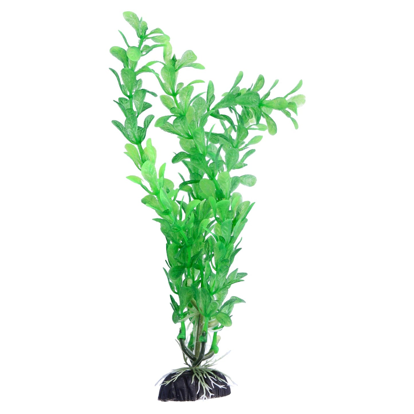 Green Plastic Aquarium Decoration Plants 20cm (Pack of 6) (Reward)