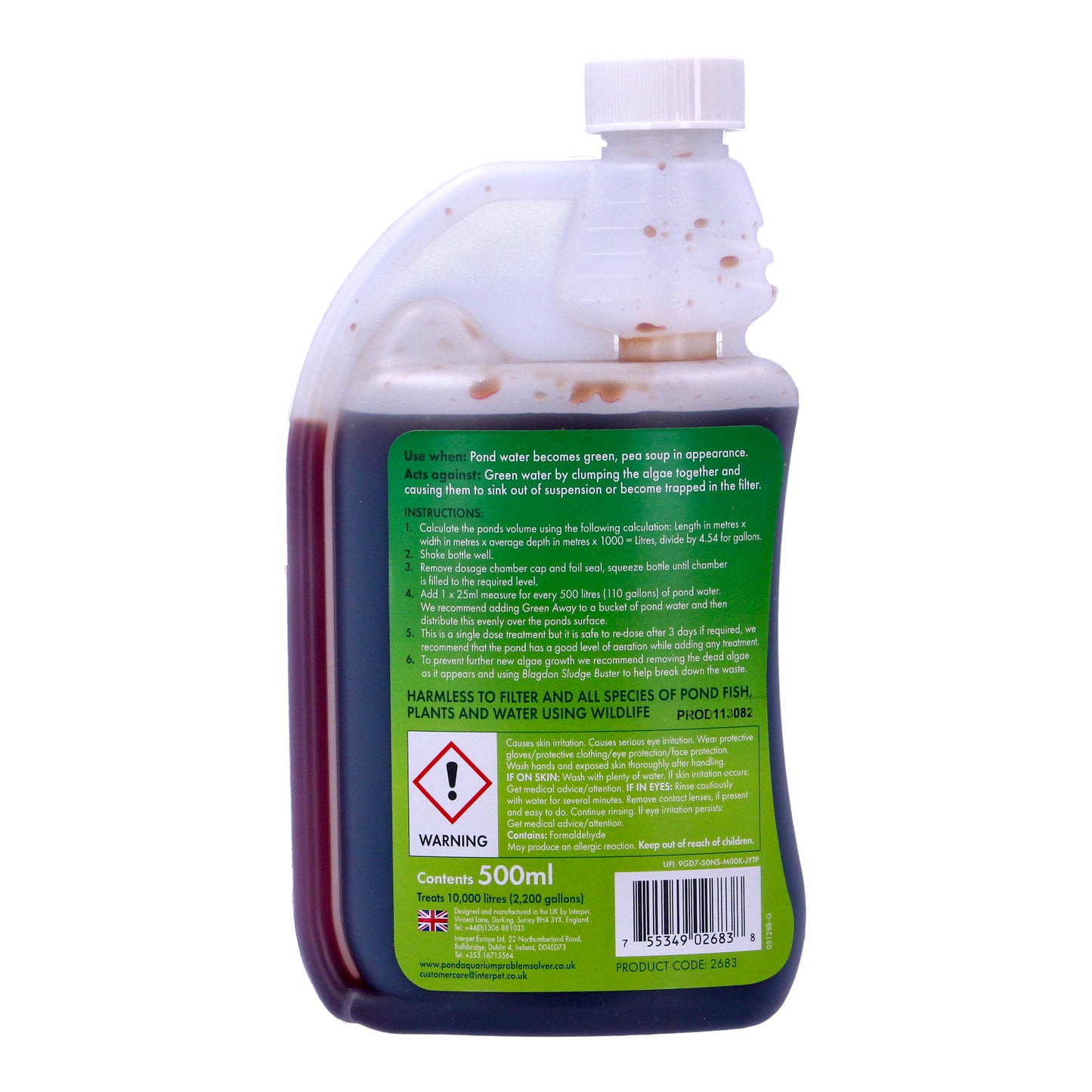 Blangdon Green Away Pond Water Treatment