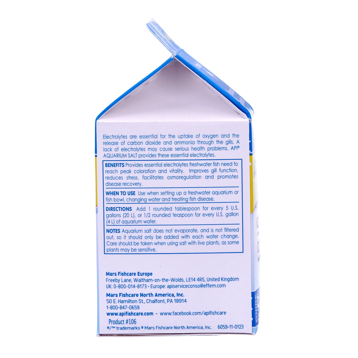 API Aquarium Salt Helath Promoting & Stress Reducing