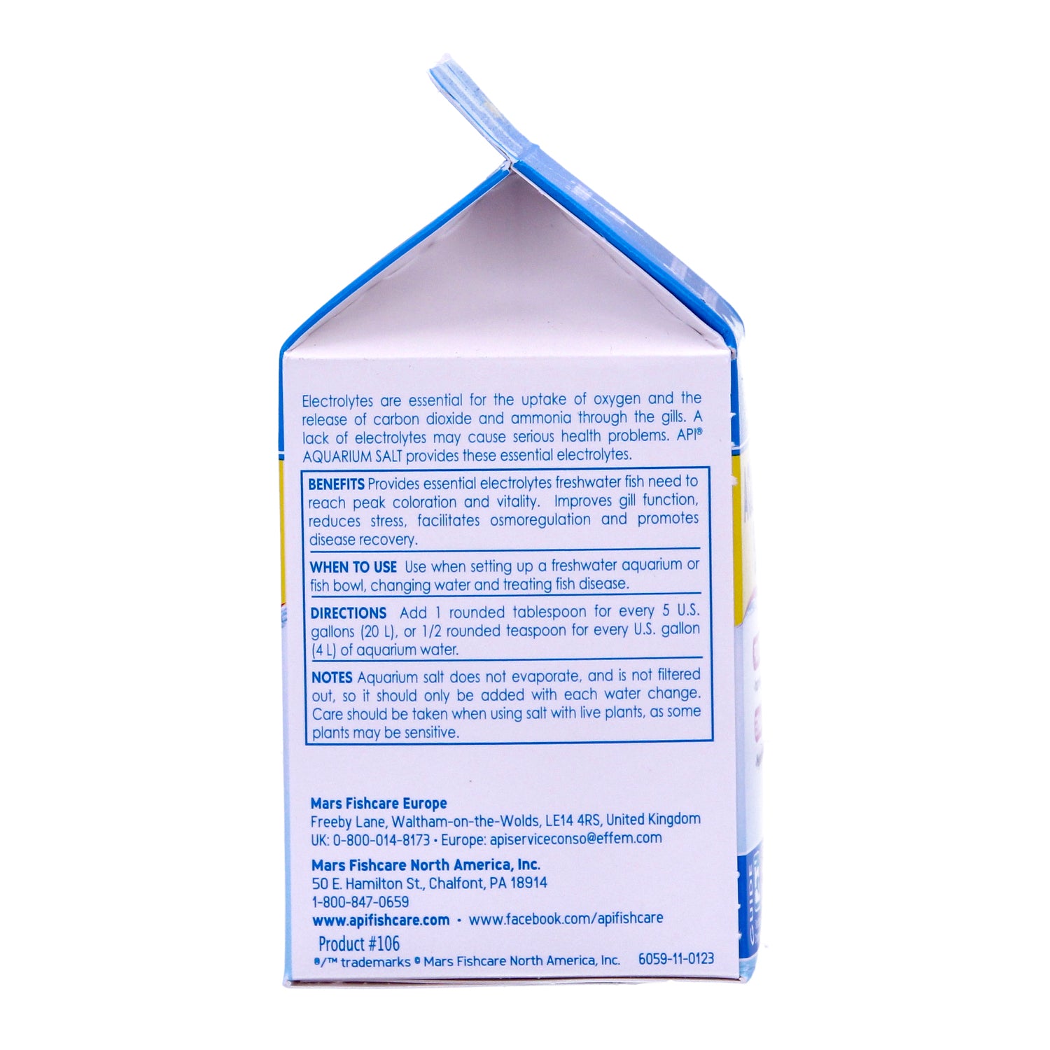 API Aquarium Salt Helath Promoting & Stress Reducing