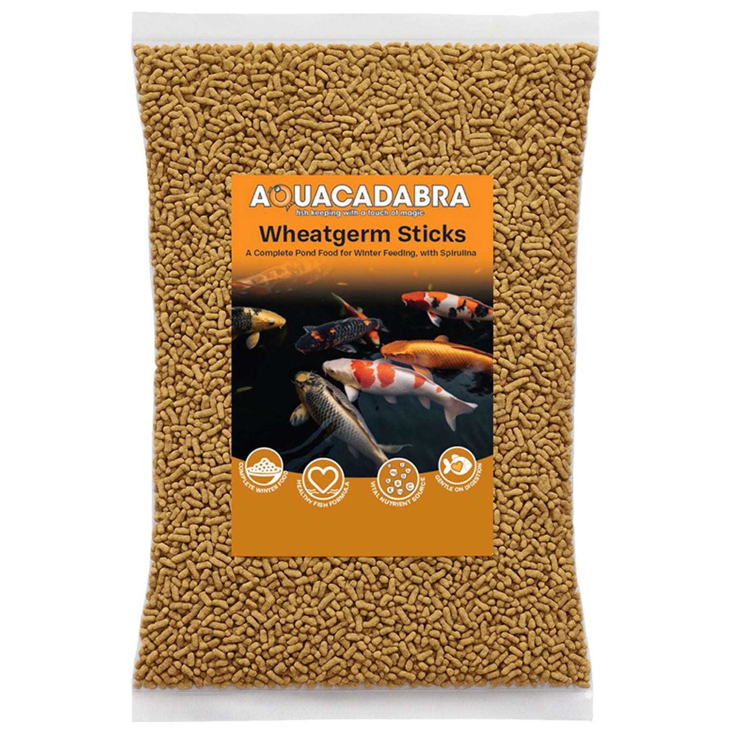 Aquacadabra Pond Wheatgerm Winter Autumn Cold Weather Koi Fish Food Sticks