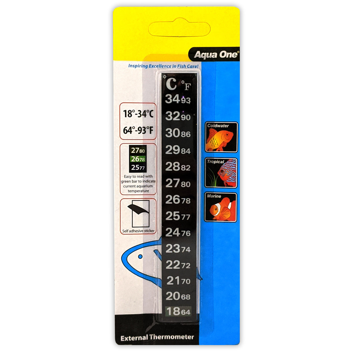 Aqua One Digital Stick-On Thermometer